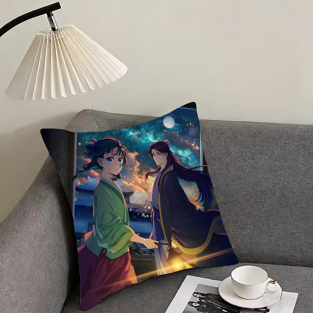 TThe ApothecaryY Diaries Anime Cushion Cover Pillowcase Ultra Soft Skin Friendly Fabric Cloud Like Comfort  Concealed Zipper