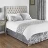 Top Quality Thicken Bed Base Wrap Skirts Valance-Crushed Velvet Divan Frame Cover- Fully Elastics and Three Sides Fabric