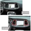 4x Air Condition Outlet Vent Trim Accessories for Challenger 2015+ Carbon Fiber