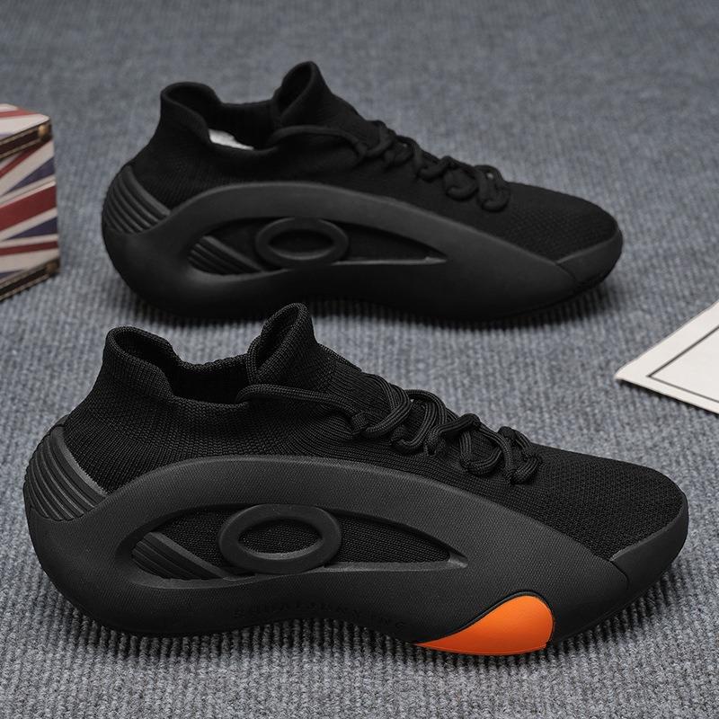 Men S Breathable Mesh Thick Sole Running Casual Sports Shoes