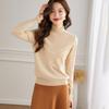 Srcr Women's Pure Cashmere Semi-High Collar Sweater