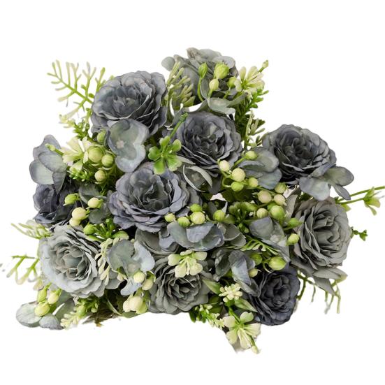 Umělá pivoňka Užitečná Snadná na údržbu Umělá nemocná látka Umělá pivoňka 5 vidliček Simulační pivoňka Svatba Dekorace