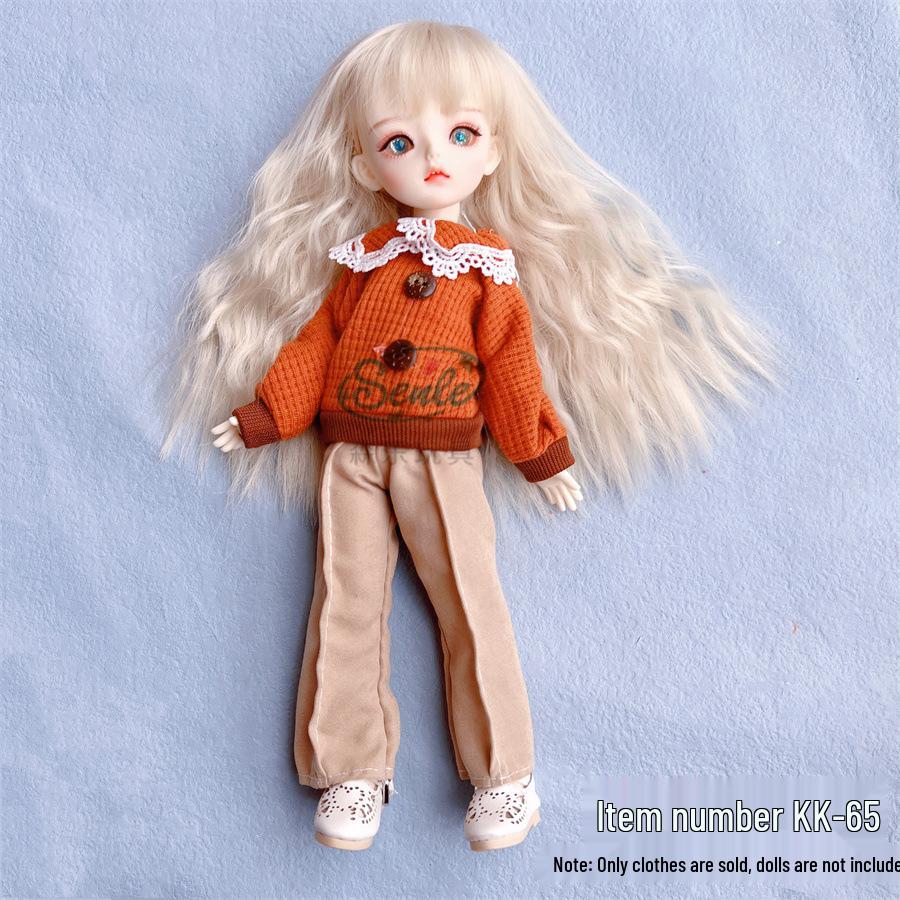 30 Cm BJD Doll Lolita Outfit Set - 6-Minute Dress Change for Girl's Gift