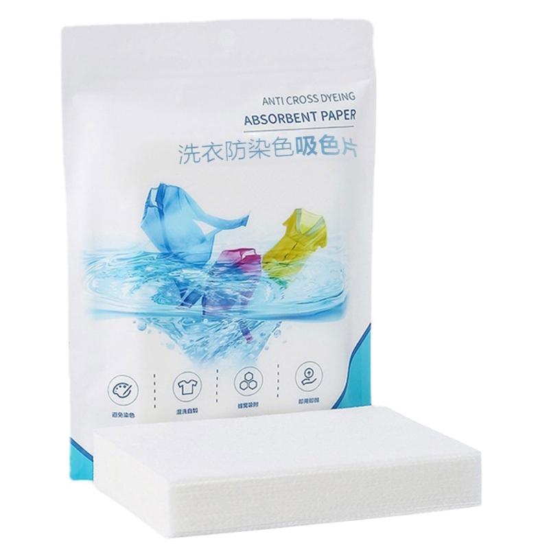 

50Pieces Color Absorbing Laundry Sheets Laundry Tablets Anti-String Mixing Color Absorption Washing Accessories 1