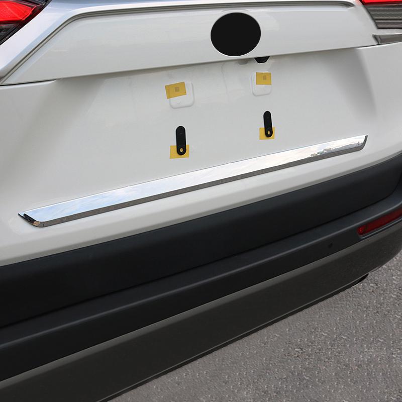 For Toyota RAV4 XA50 Hybrid 2019-2021 2022 2023 2024 ABS Car Rear Trunk Lid Cover Trim Tailgate Tail Gate Molding Garnish Strip