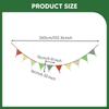 Triangle Bunting Banner Nursery Garland 2.6M Party Supplies Wall Decor Pennant Flags for