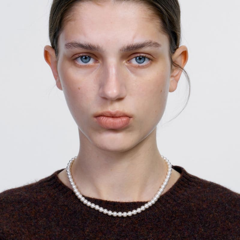 

MONDAY EDITION Everyday Pearl Necklace 6mm white