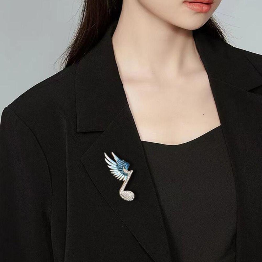 Zinc Zinc Alloy Angel Wing Girl Gift Clothing Accessory Fashion Jewelry Korean Style Brooch Women Brooch