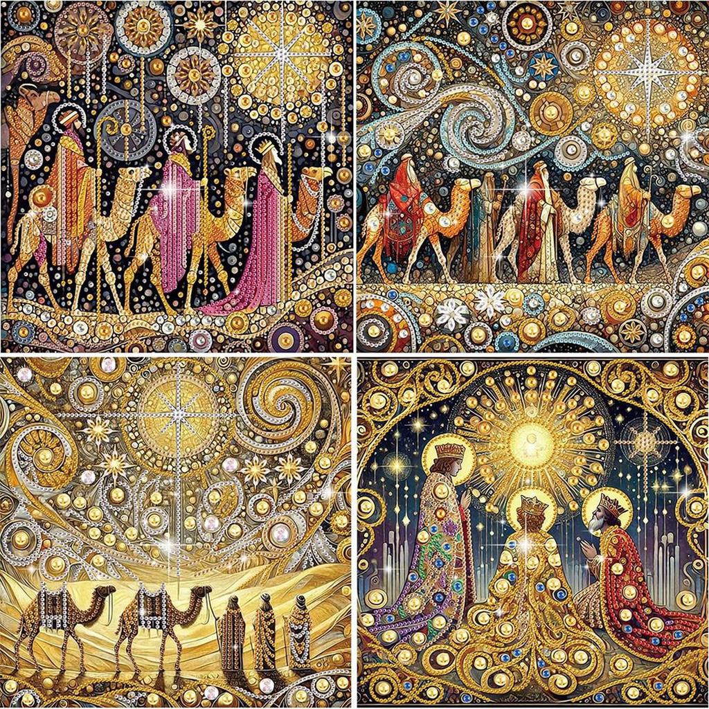 Набір для алмазної вишивки 5D DIY частковий спеціальний алмазний живопис Декорація для паломництва