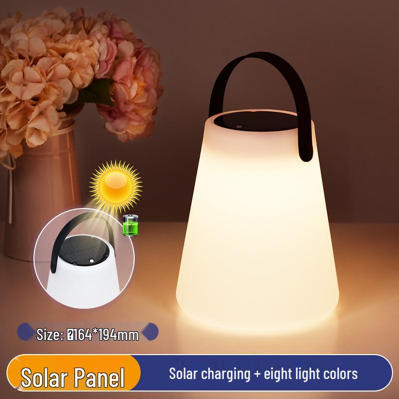 Portable Rechargeable Night Light: Cross-Border E-commerce Camping & Bedroom Table Lamp