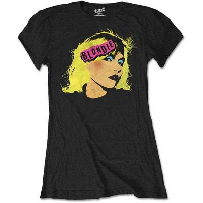 Blondie Punk Logo Ladies Debby Harry Black Tee Unisex T-Shirt