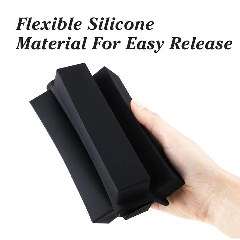 Ice Tray Rectangular Ice Mold Silicone Ice Tray Tray Ice Ice Making Tools Beer Drink Coffee Supplies Kitchen Accessories