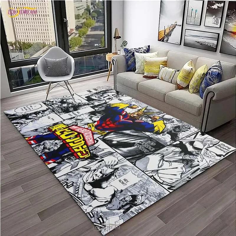 My Hero Cartoon Anime Carpet for Living Room Bedroom Table Cinema Rug Kitchen Door Kids Un-slip Floor Mat Alfombra Birthday Gift