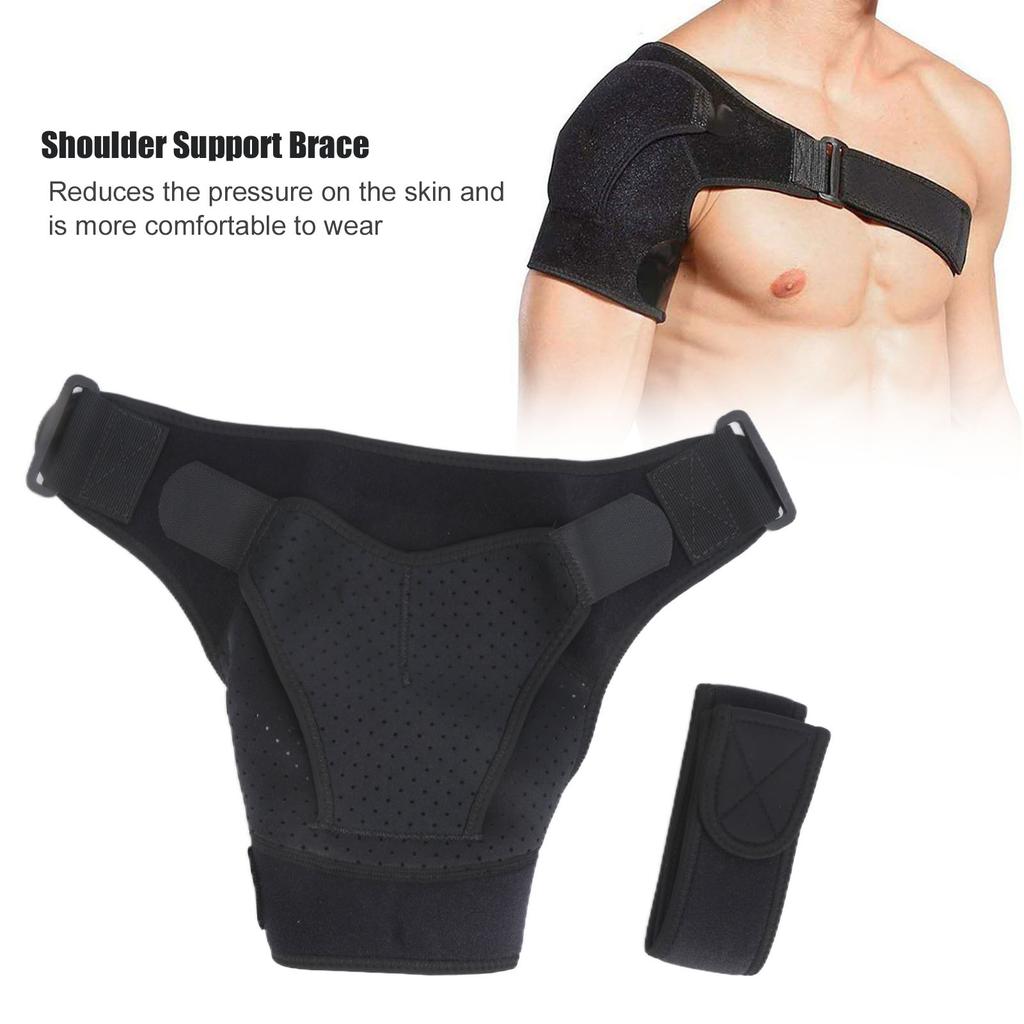 JS01 Shoulder Brace Compression Recovery Shoulder Brace Support for Pain Relief for Men and Women