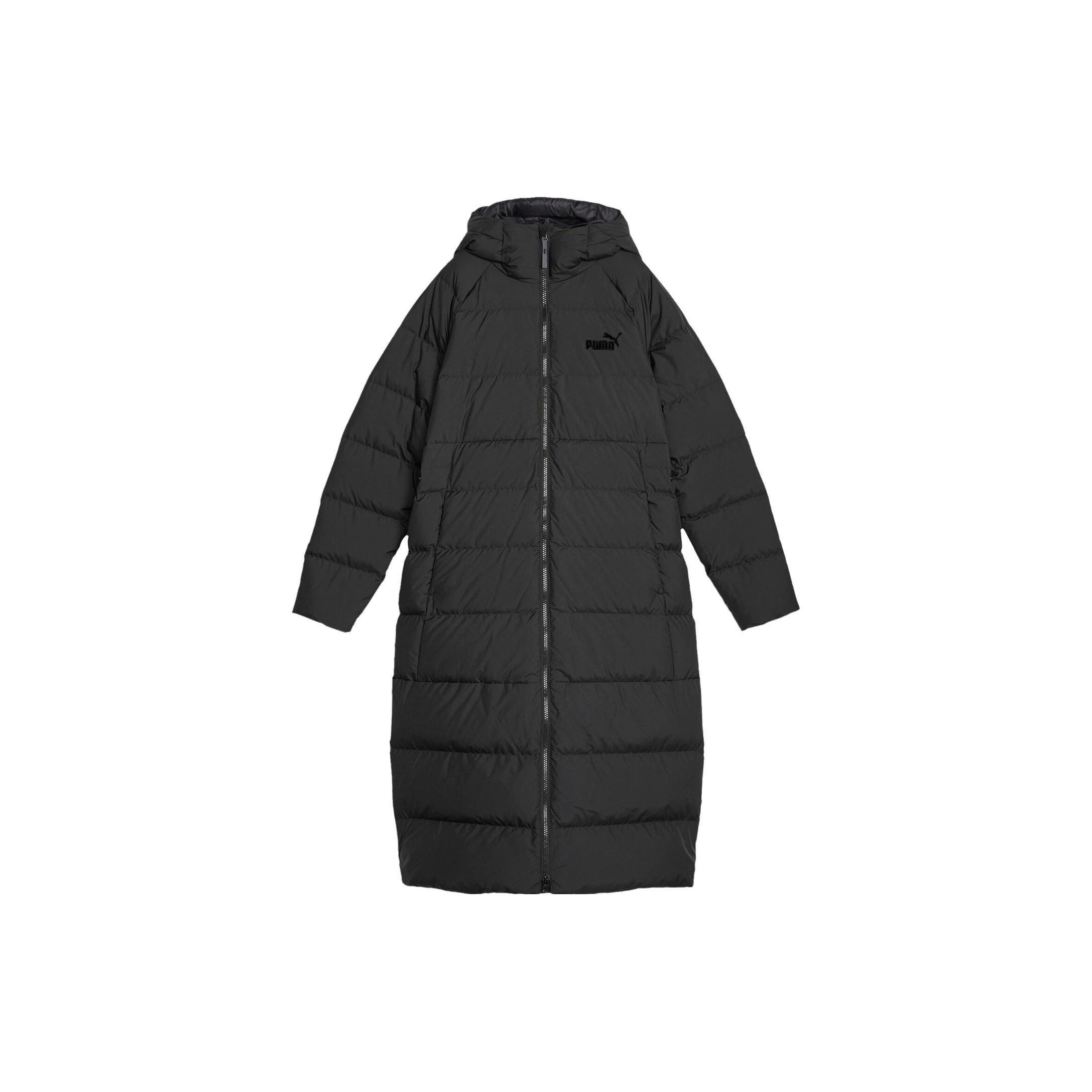 (WMNS) PUMA Long Hooded Down Coat Black Women s 678331-01 S