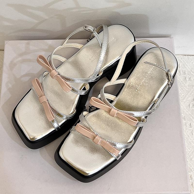 Fashion High Heels Women Sandals Summer Platform Dress Shoes Fashion Chunky Woman Pumps 2025 New Trend Brand Walking Female Zapatillas