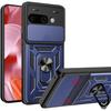 Military Armor Case For Google Pixel 9A Cover For Pixel 9 Pro XL Cover With Ring Stand Holder Coque Fundas