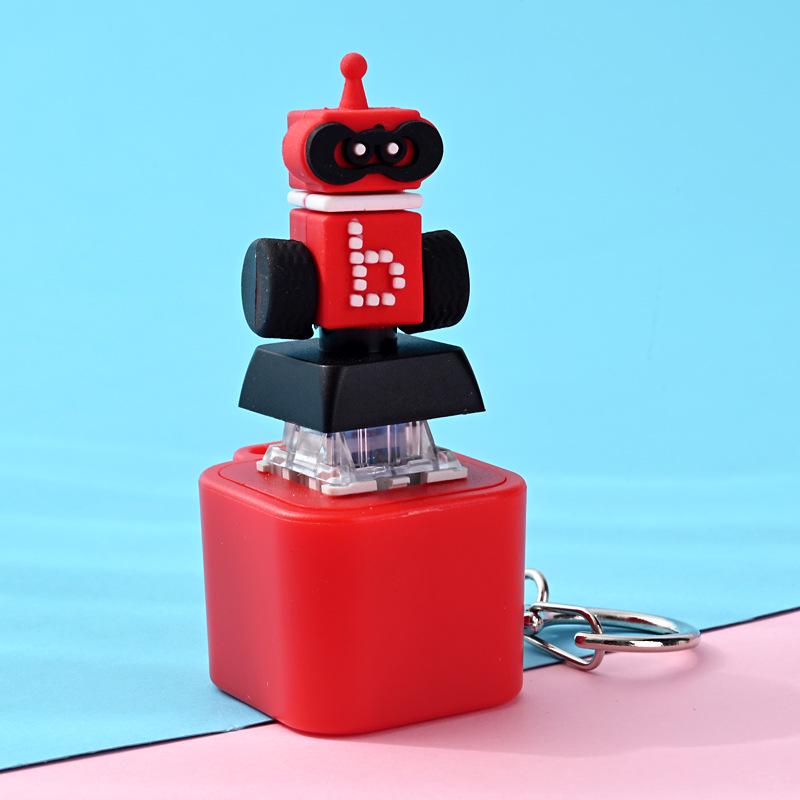 Cross-Border Charging Christmas Keyboard & Sound Emitting Keychain