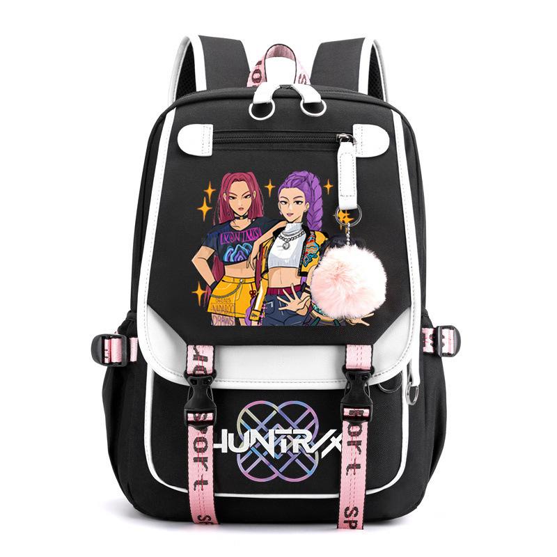 Witch Hunter Animation Cartoon Printed School Bag Large Capacity Junior High School Student Backpack