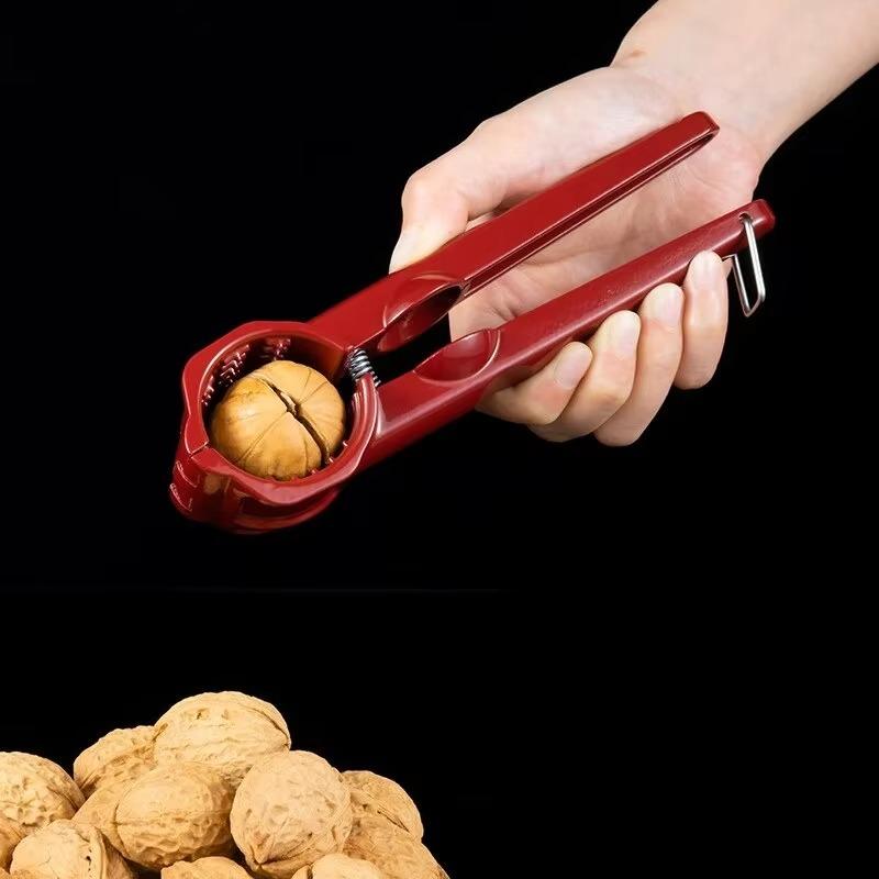 1/3PCS Wine Red Metal Multi Functional Walnut Clip Household Nut Shelling Tools Suitable for Walnuts Chestnuts and Melon Seeds