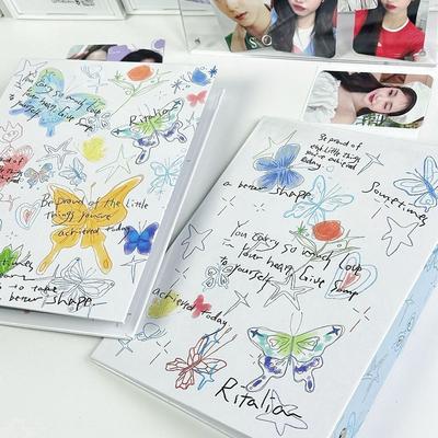 Cartoon Binder Photo Album A5 Butterfly Series Loose-leaf Album Photocard Holder Gift
