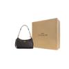 Coach Teri 24 Classic Monogram Logo Faux Leather And Recycled Leather Shoulder Bag Medium Women shoulder bag Dark-Brown CV933-IMXAQ