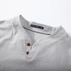 Men's Pure Cotton Henley Loose Short Sleeve T-Shirt