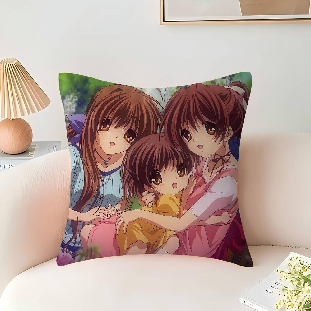 Anime C-CLANNAD Kuddfodral i tum, bondgårdsdekor, heminredning, kuddfodral för soffdekorationer
