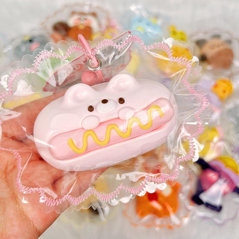 Handmade Silicone Little Bear Squeeze Toy for Stress Relief