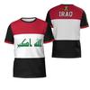 Irakische Flagge Grafik T-Shirts Lässige Mode Herren & Damen T-Shirt Sport Fitnessstudio Sommer Irak Fußballfan Geschenk Designer Kleidung