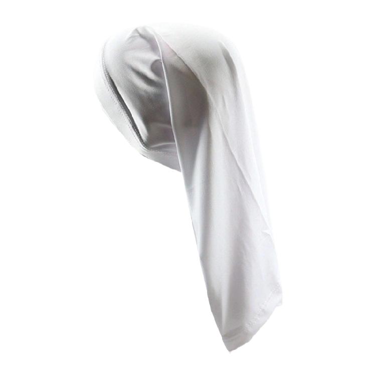 Dreadlock Cap Solid Color Durag Breathable Lining Bandana Turban Hat for Casual Wear