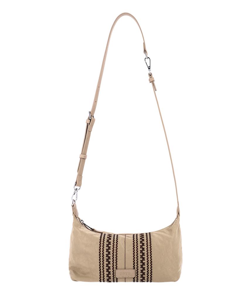 Bbyb Meridien Nylon Mini Shoulder Bag (Beige)
