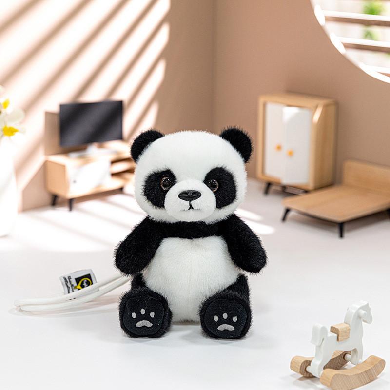 Panda Plüschtier Mini Niedliches Tier Weiches Kuscheltier Für Kinder Und Sammler