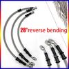 HQ Universal Brake Pipe Brake Line Motorcycle Modification Brake Hose 40-80cm Disc Brake Oil Pipe Brake Steel Throat Brake Pipe