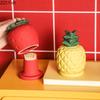 Creative Strawberry Toothpick Holder Cotton Swab Can Fruits Shape Ceramic Jar Desktop Organizer Dental Floss Box Storage Jars