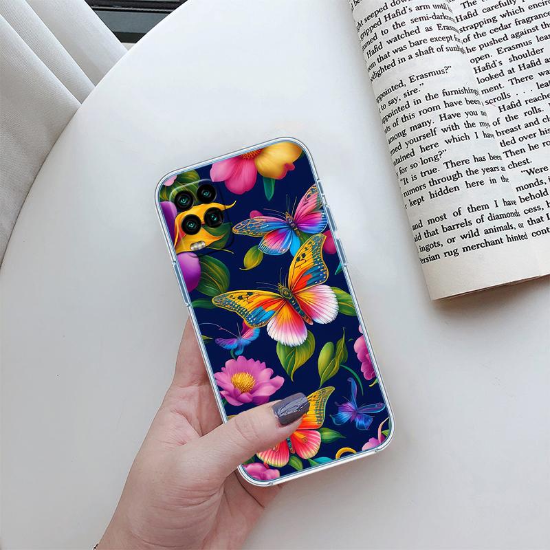 

RA9 Colorful Butterfly Phone Case for Motorola Moto G10 G20 G30 G31 G32 G34 G35 G41 G42 G50 G51 G52 G55 G60 G60S G62 G71 G72 G75 Motorola Moto G34