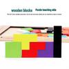 Tetris Building Blocks - Educational Tangram Puzzle for Kids