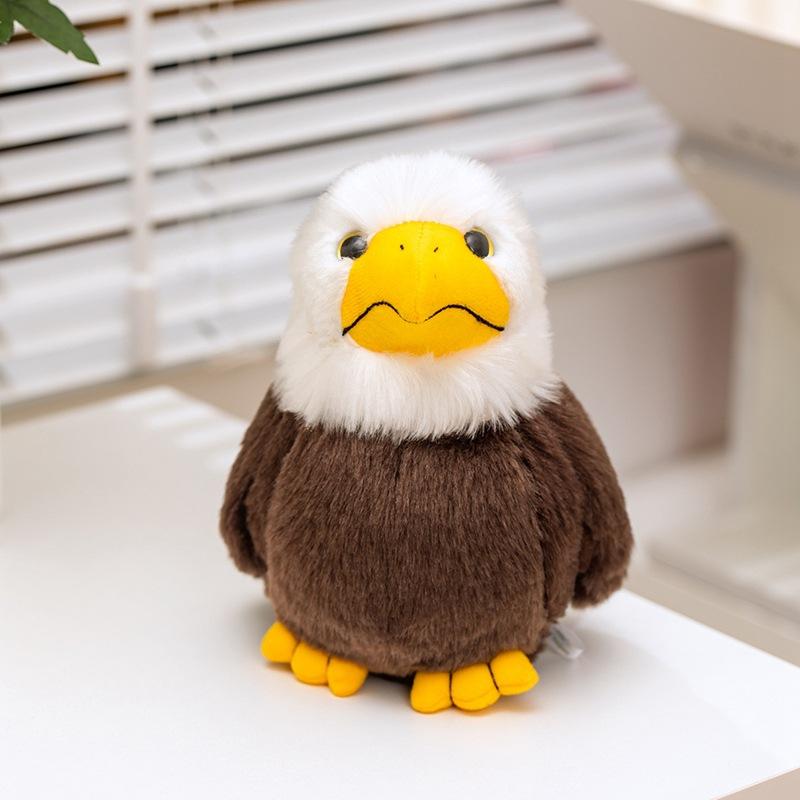 Simulation Bald-headed Sea Eagle Eagle Doll Plush Toy Doll Children's Sleeping Pillow Boys Gift Doll