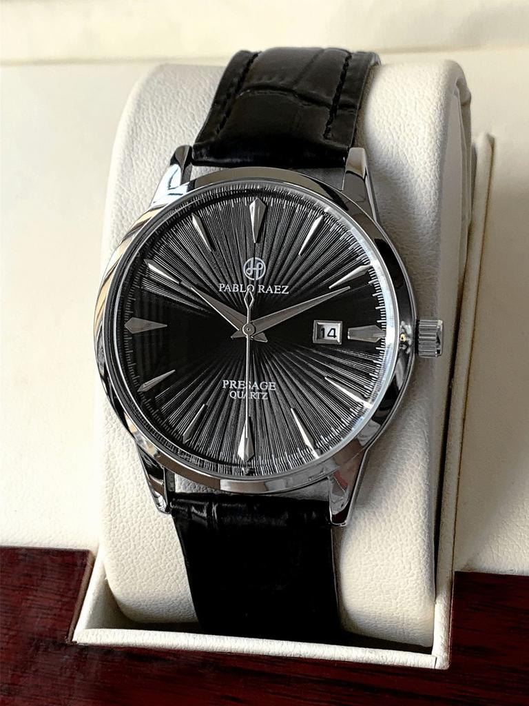 UTHAI CQ336 Szabadidős és Divatos Férfi Karóra Üzleti Vízálló Automata Naptár Kvarcóra Luxus Óra Ajándék