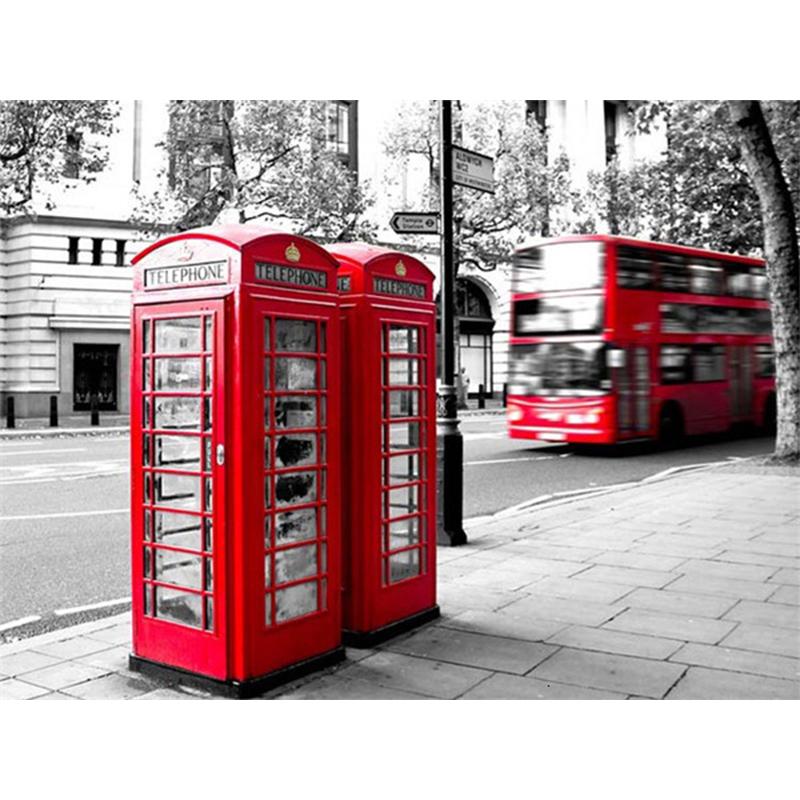 

Полный 5D Алмазная картина Роза Улица DIY Алмазная вышивка Алмазная мозаика Наборы для вышивки крестом Домашний декор Подарок Square 30x40cm