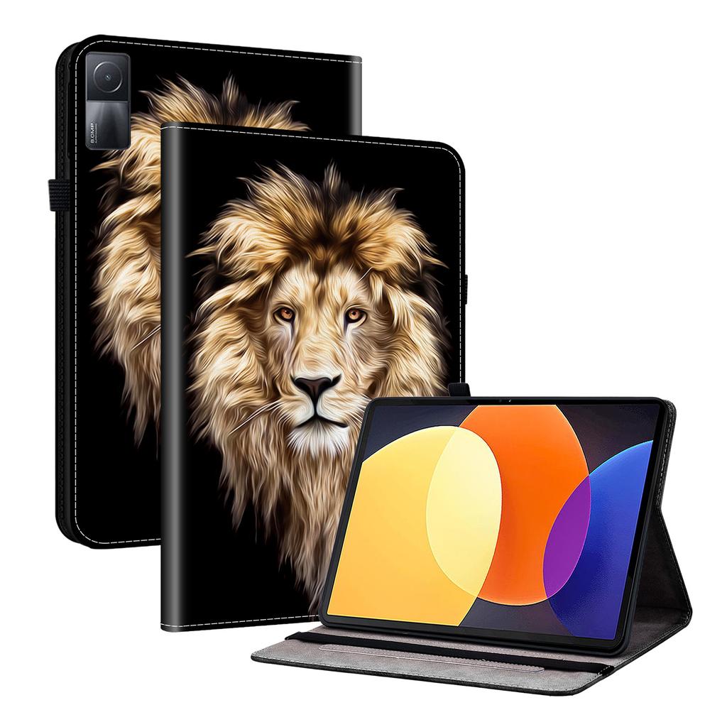 PU Leather Tablet Case for Xiaomi Redmi Pad - 11 Styles! Durable, with 2 Stand Slots, Pencil Holder & Card Slots, Flexible TPU Back Cover