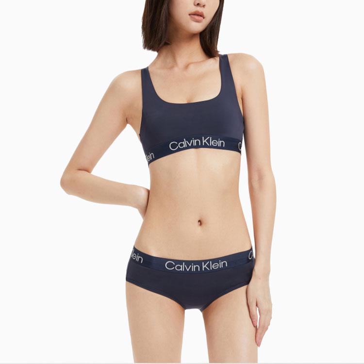 Calvin Klein Solid Breathable Triangle Underwear Women underwear Purple QF6694AD-VN7