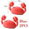 2PCS Cartoon Crab Cable Organizer Desk Self-Adhesive Data Cable Clip Phone Charging Cable Holder Home Office Cable Manager