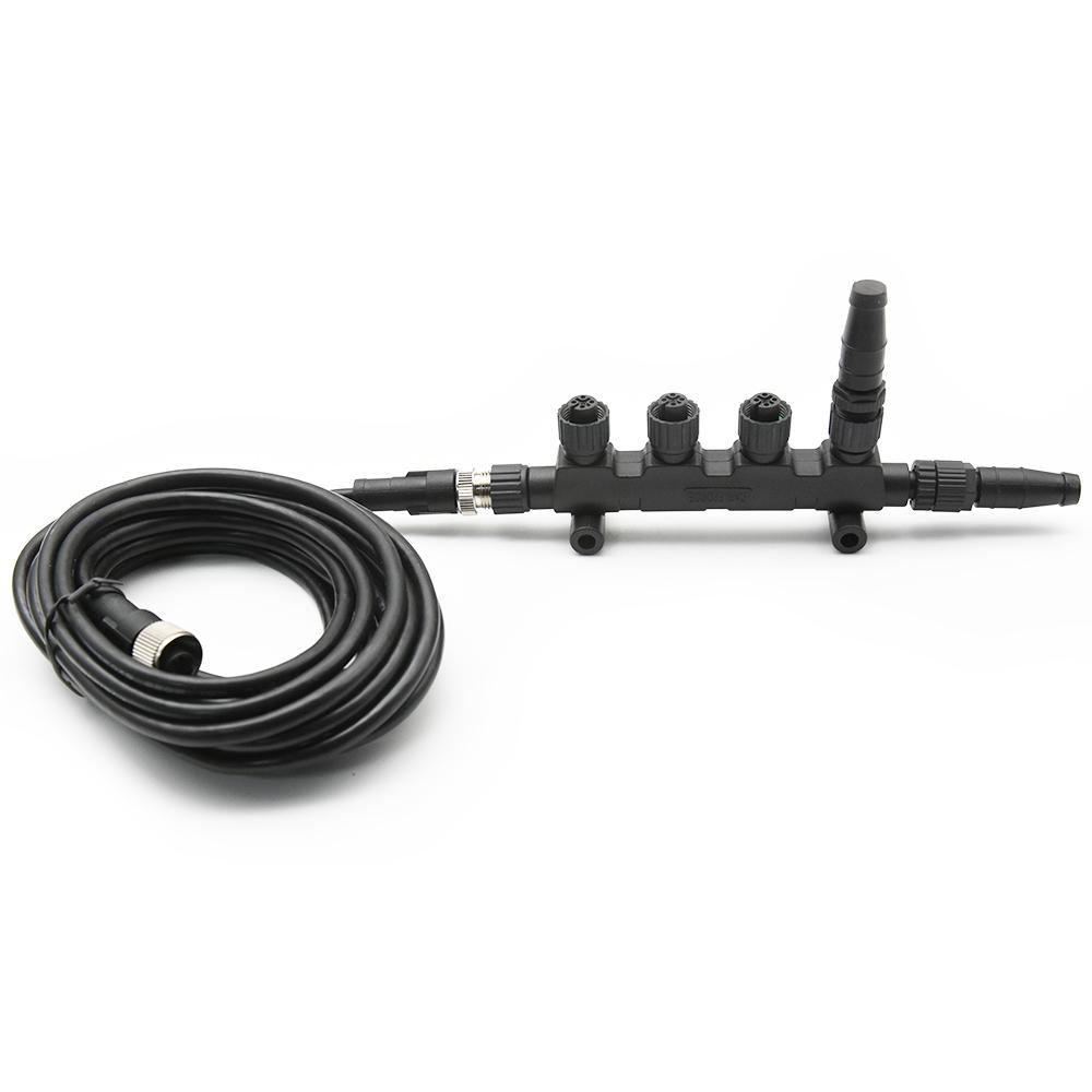 NMEA 2000 Adapter Converter Cable T-type Connector 3 Ports 6 Ports Female and Male Marine Boat Marine Boat Starter Kit 0.5-4M