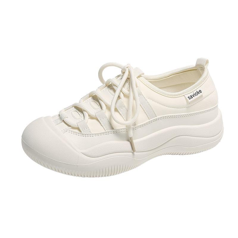Autumn New Canvas Shoes Female Students Breathable Casual Shoes Street Shooting Little White Shoes Children