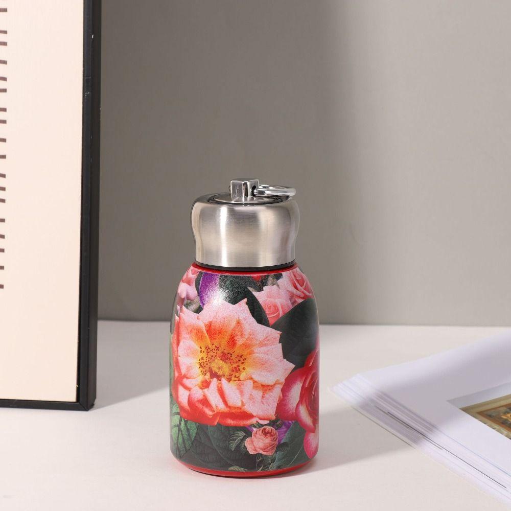 

New Color 10oz Mini Stainless Steel Water Bottle Slim Insulated Thermal Water Bottle Small Vacuum Hot Cold Water Bottle Bulk красный