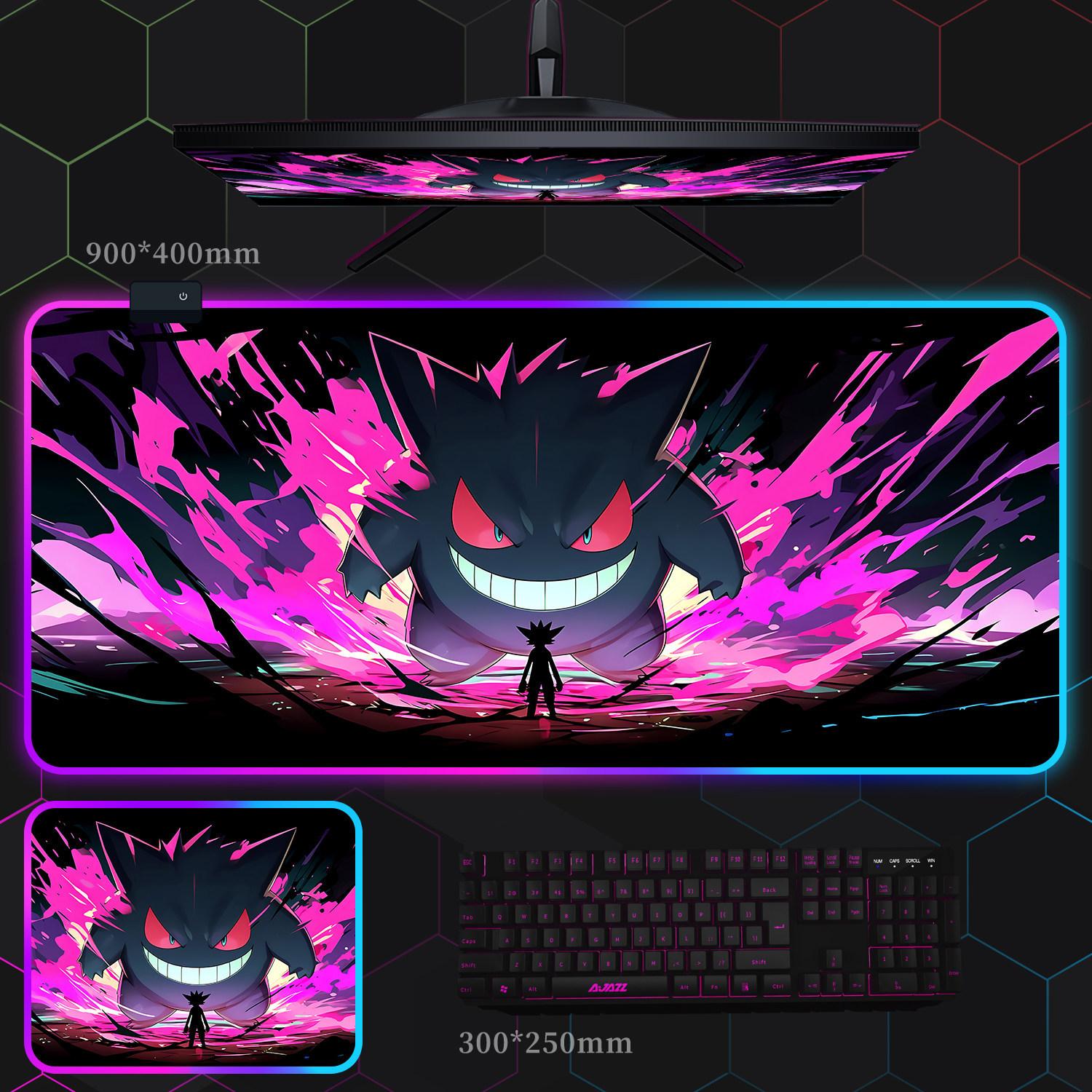 

Anime Hatsune Miku One Piece Seven Dragon Balls Rgb Mouse Pad Super Large E-Sports Animation Game Anime Fps Table Mat 250X300X4mm