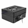 1Pc Mini Portable Iron Petty Lockable Cash Money Coin Safe Security Box Household New