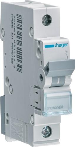 6Ka 1-Pole Overcurrent Circuit Breaker B 20A - E+1Mbn120E