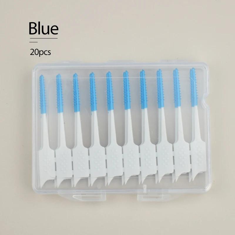 Teeth Gap Brush Teeth Toothbrush Orthodontics Braces Interdental Brush Oral Hygiene Cleaning  Care Tool Soft Silicone Material